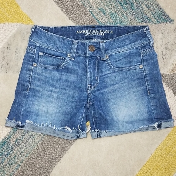 American Eagle Stretch Jean Shorts 2 - Picture 1 of 4